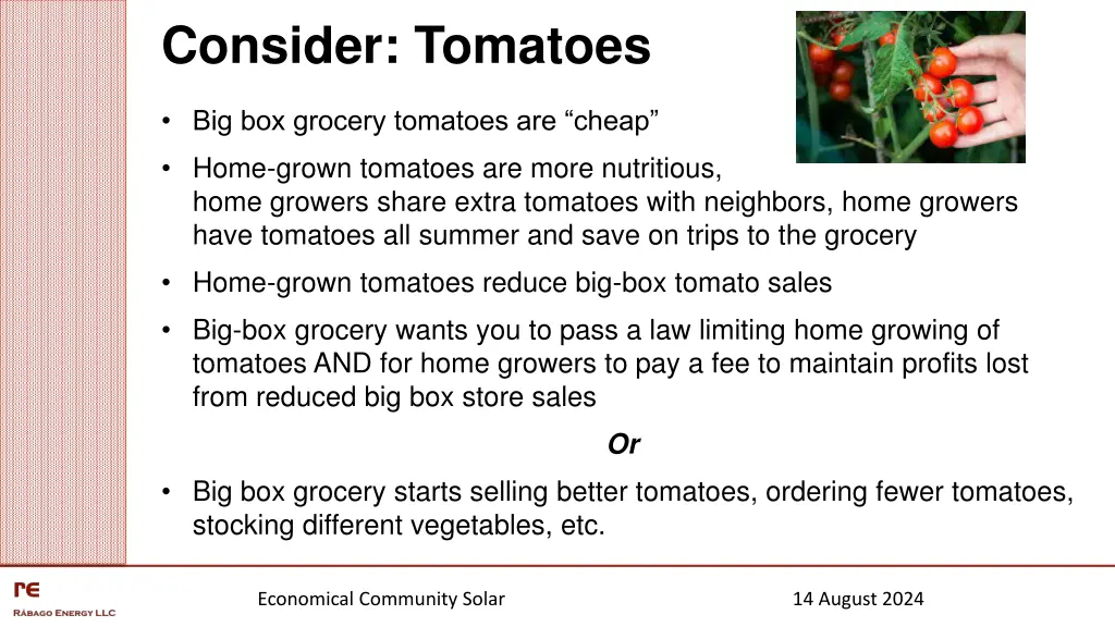 consider tomatoes