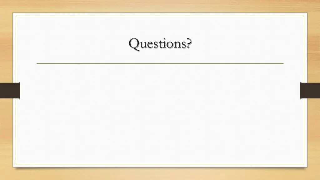 questions