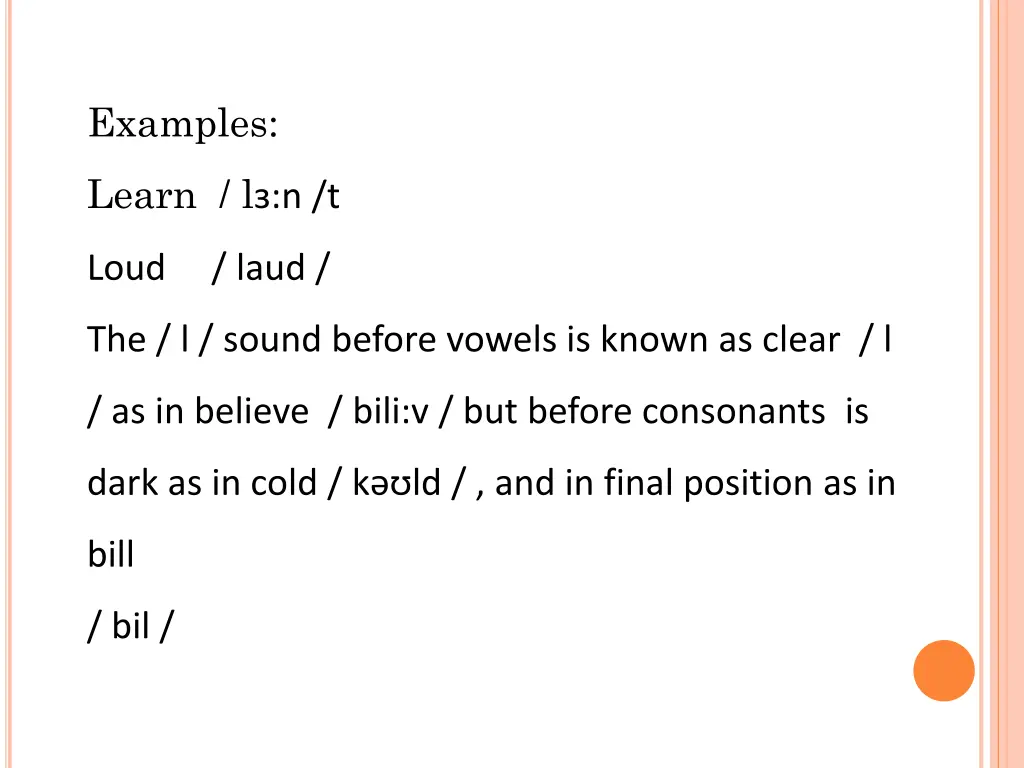 examples