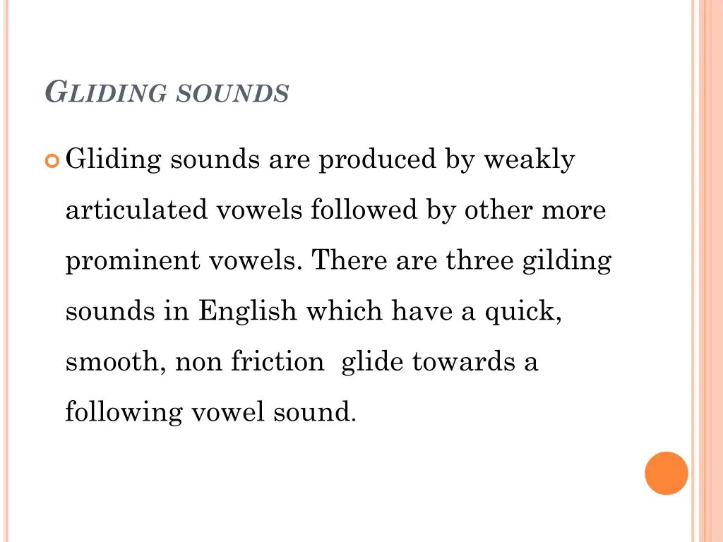 g liding sounds