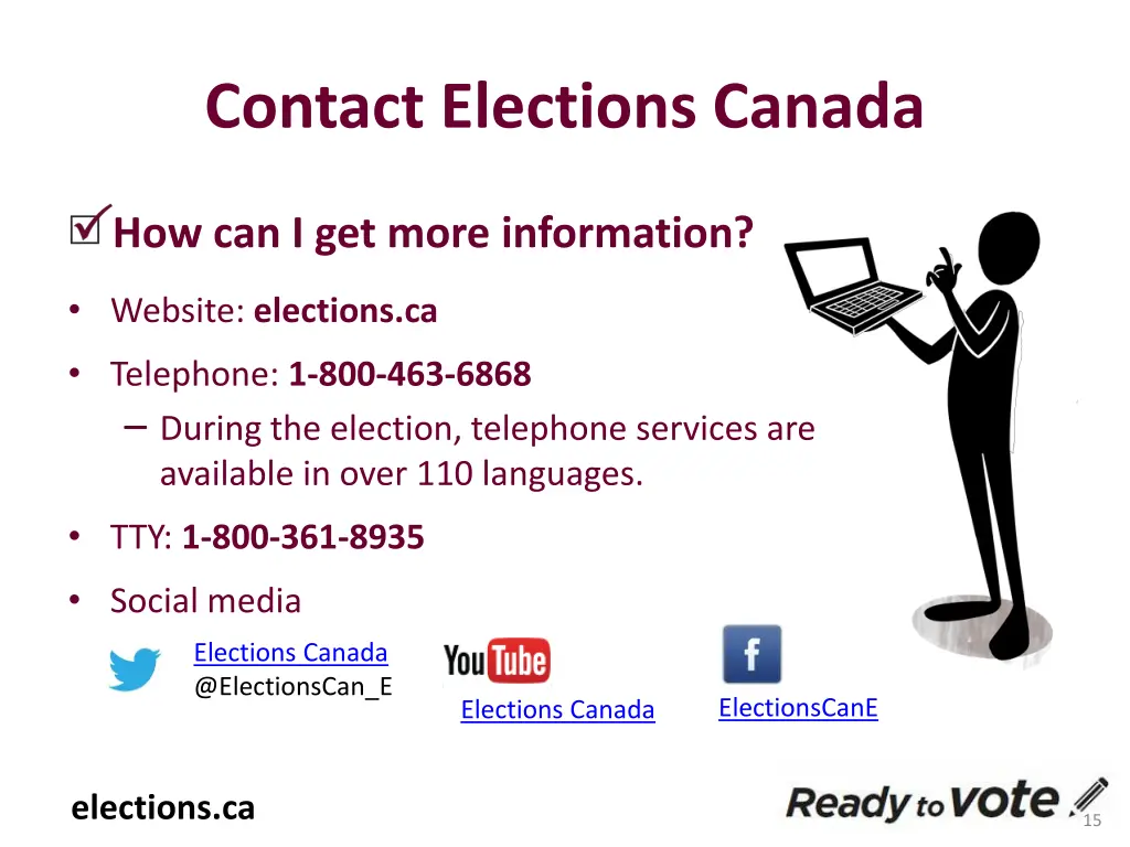 contact elections canada