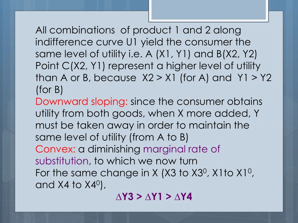 all combinations of product 1 and 2 along