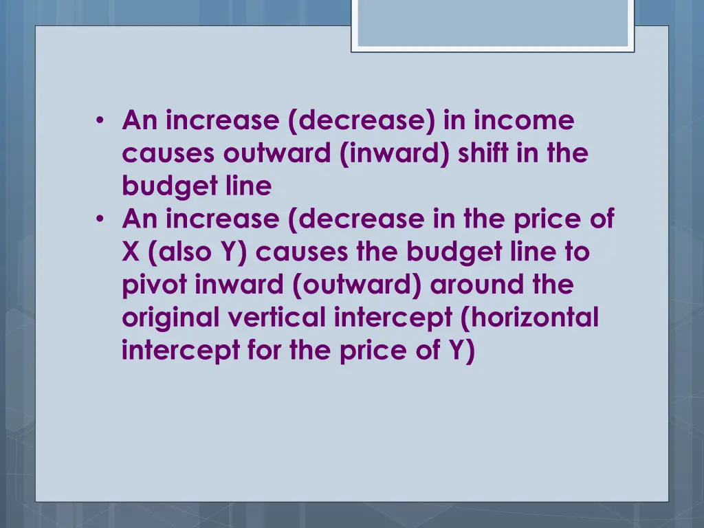 an increase decrease in income causes outward