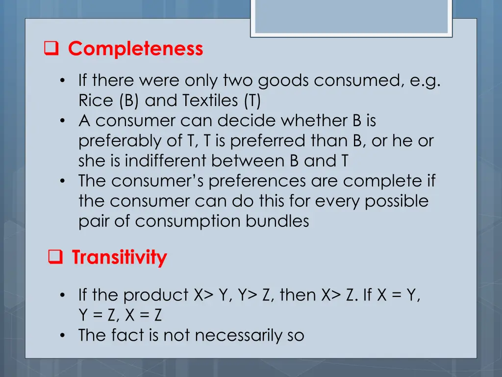 completeness