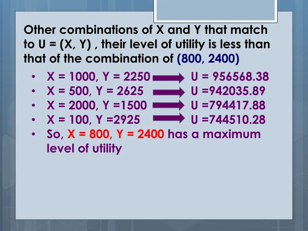 other combinations of x and y that match