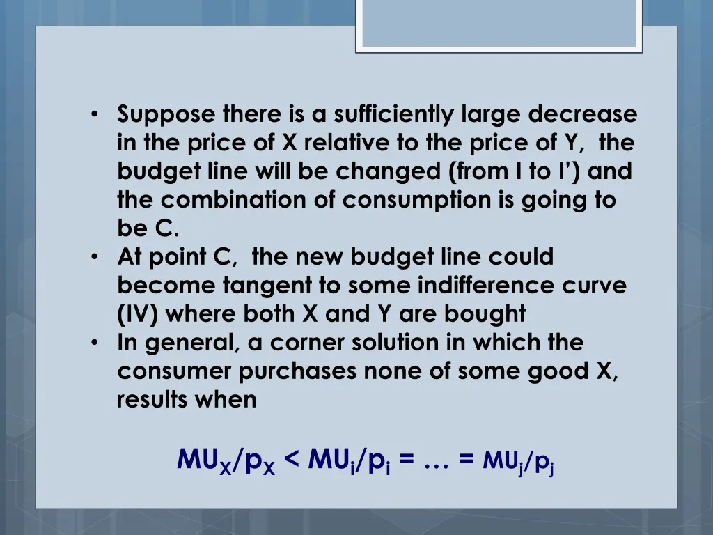suppose there is a sufficiently large decrease