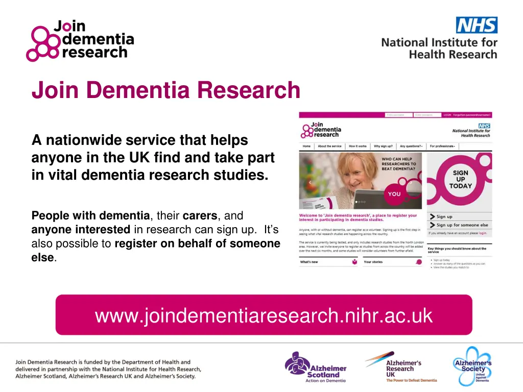 join dementia research