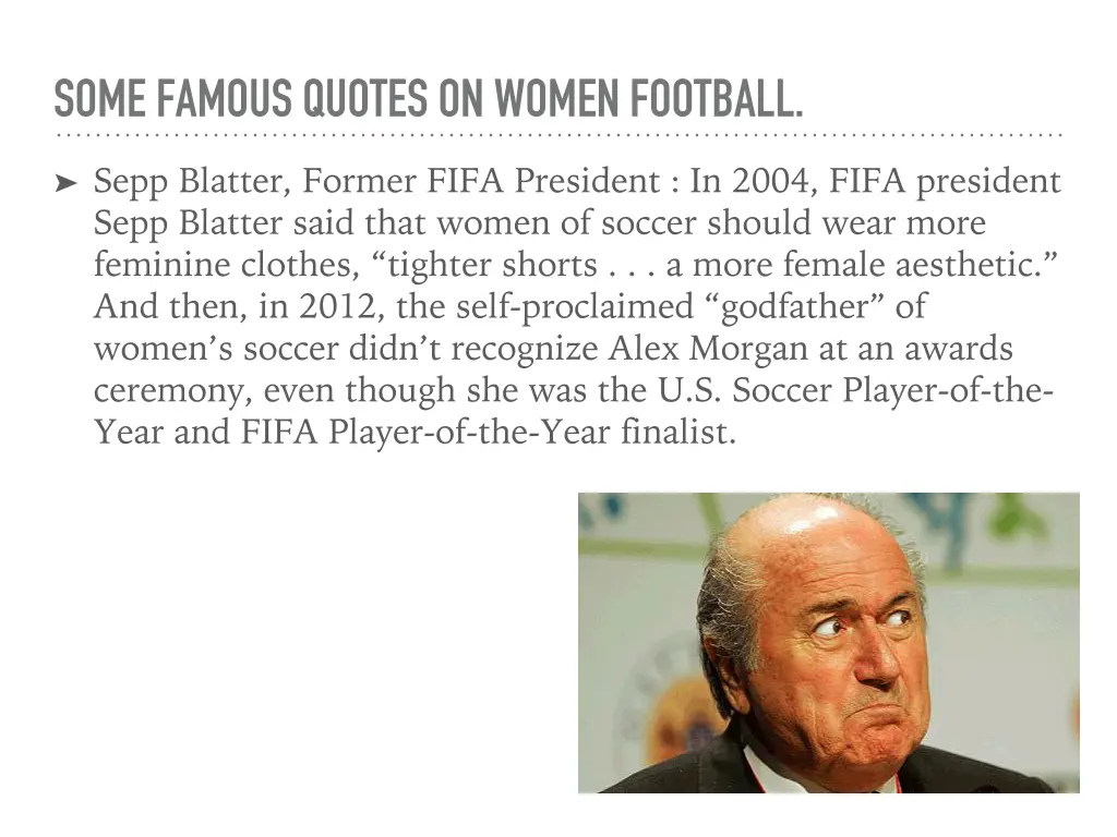 some famous quotes on women football