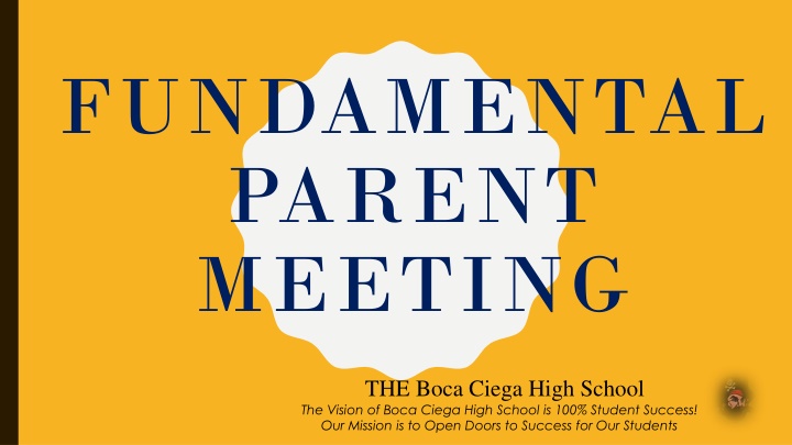 fundamental parent meeting
