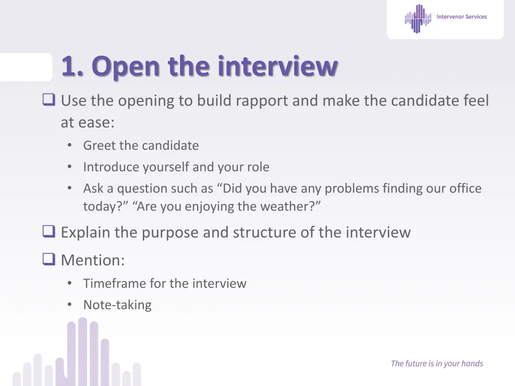 1 open the interview