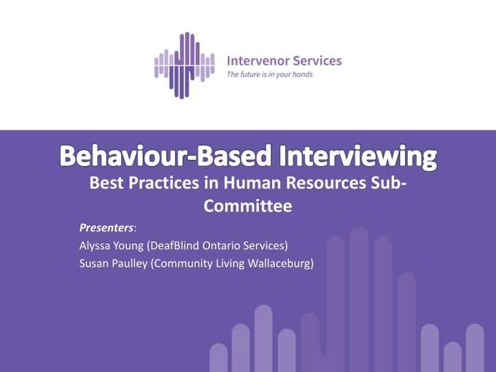 behaviour based interviewing best practices