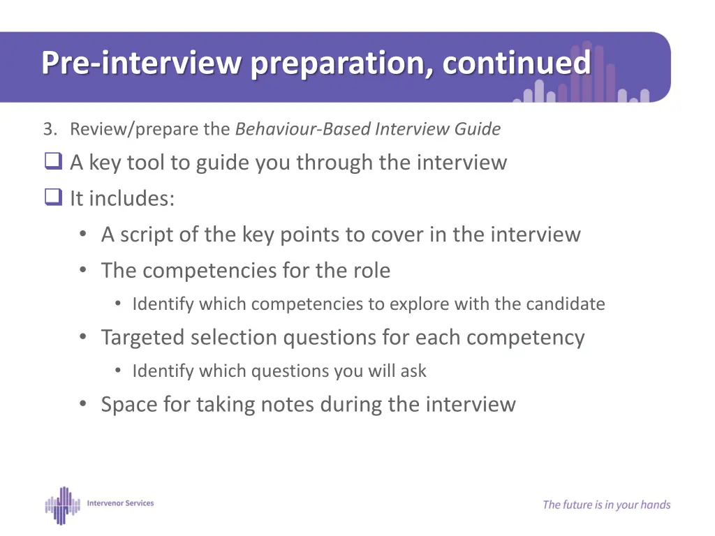 pre interview preparation continued 1