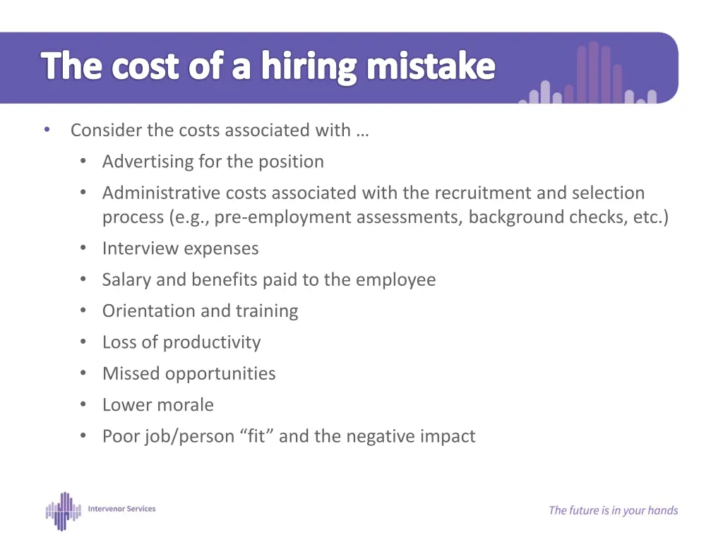 the cost of a hiring mistake