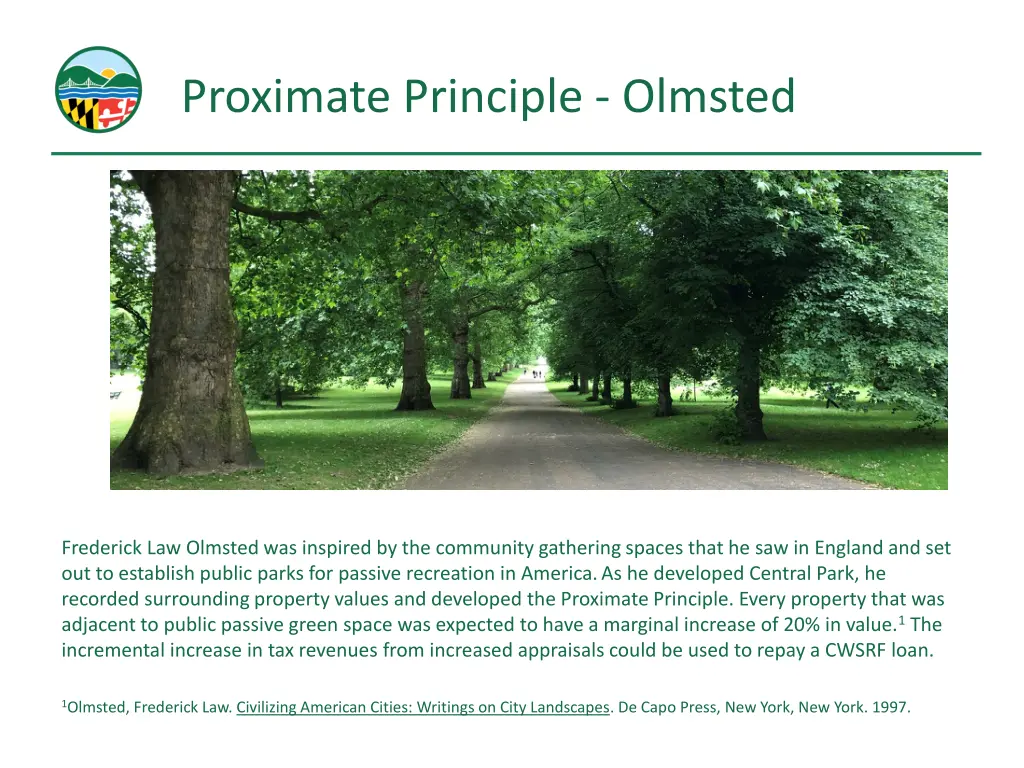 proximate principle olmsted