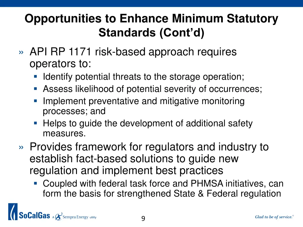 opportunities to enhance minimum statutory 1