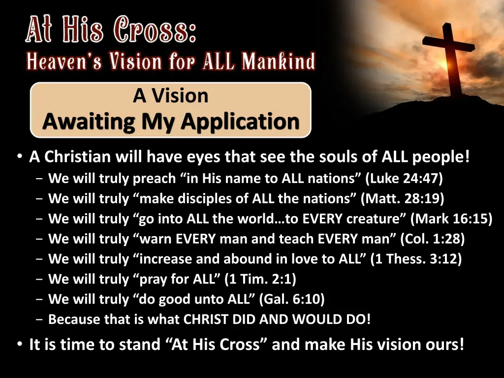 a vision 1