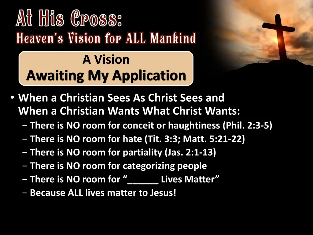 a vision