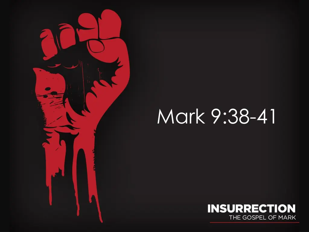 mark 9 38 41