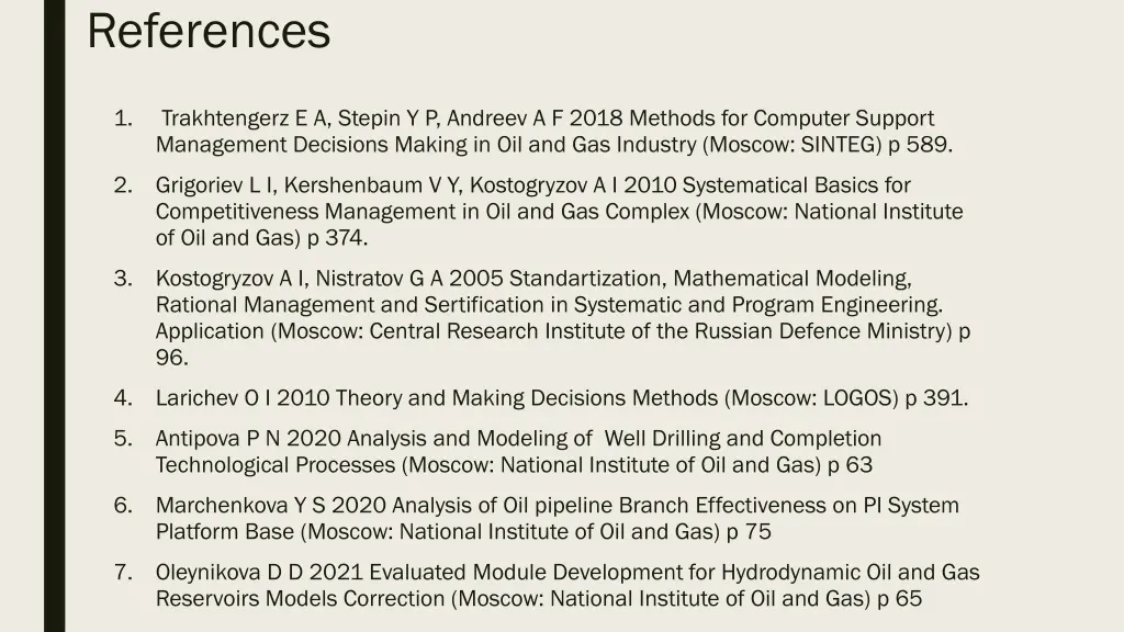 references
