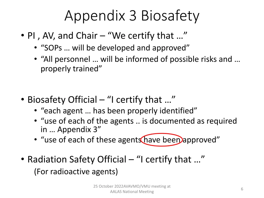 appendix 3 biosafety pi av and chair we certify