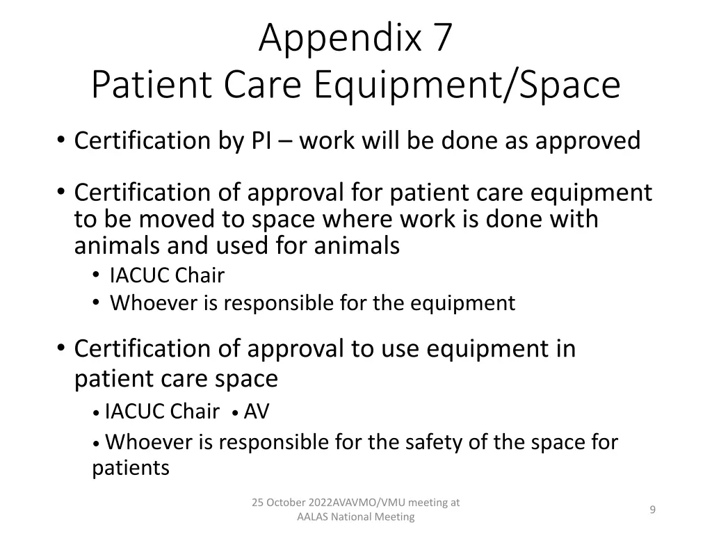 appendix 7
