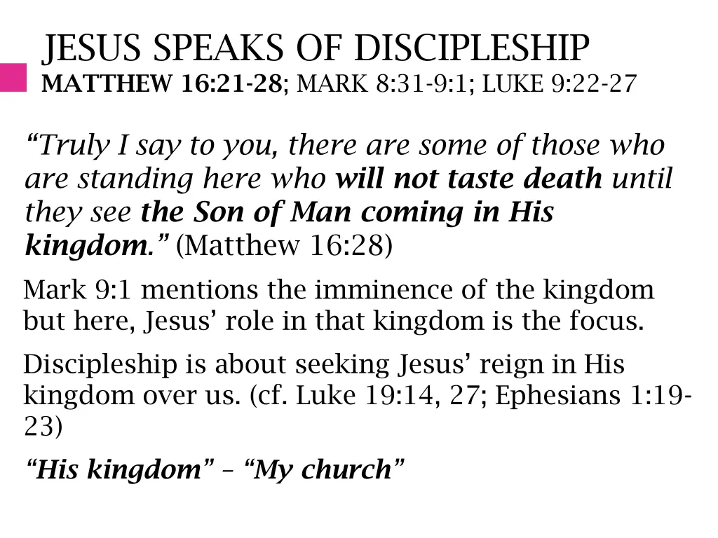 jesus speaks of discipleship matthew 7