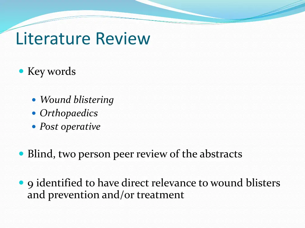 literature review