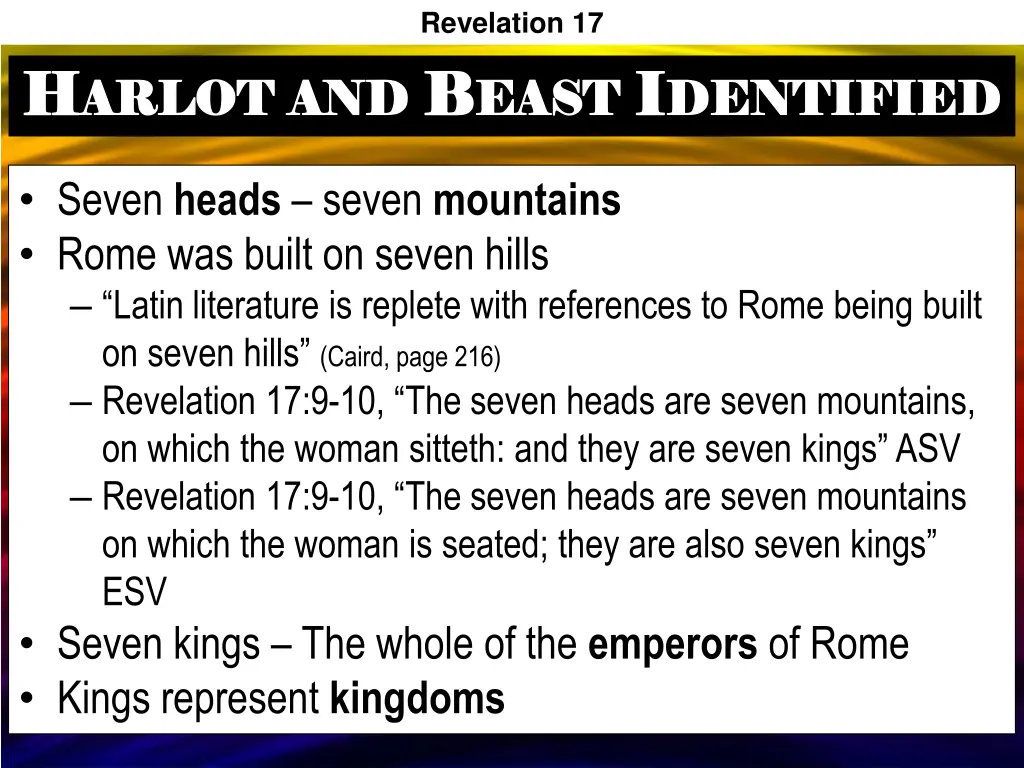 revelation 17 east i i dentified dentified 1
