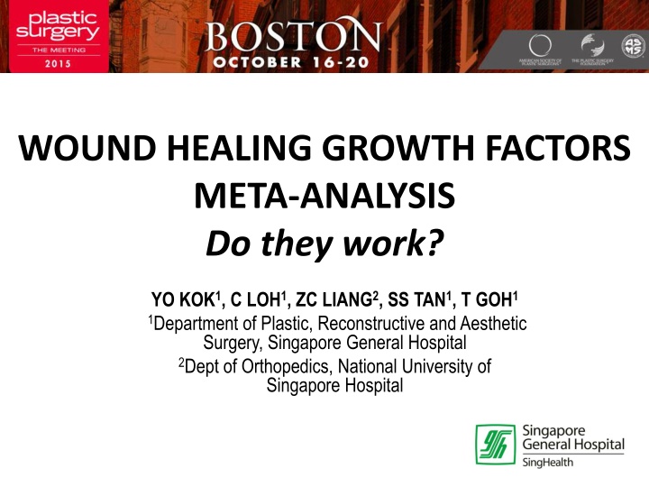 wound healing growth factors meta analysis