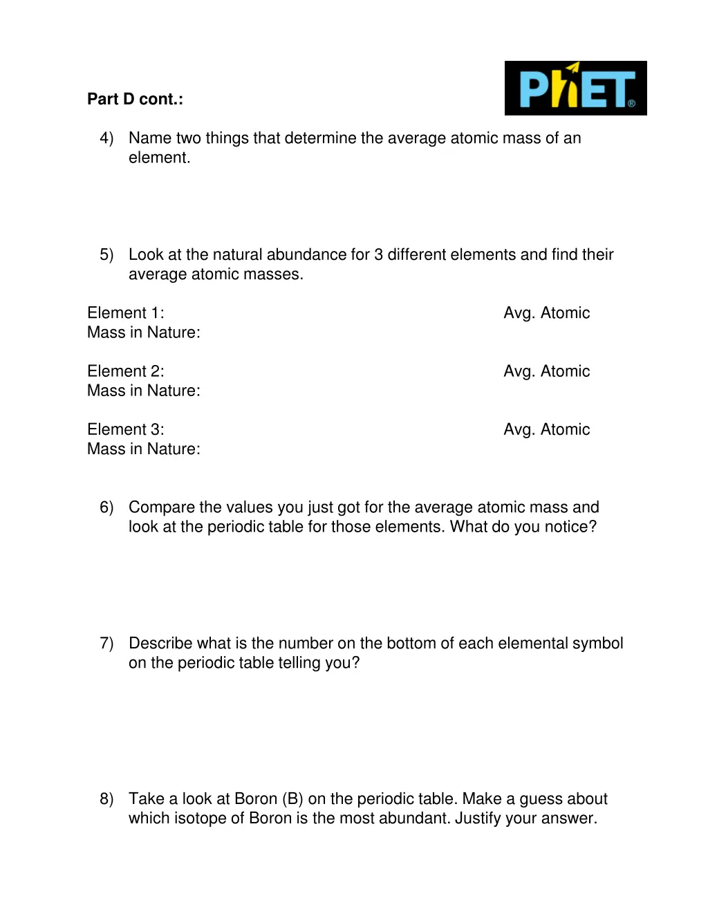 part d cont
