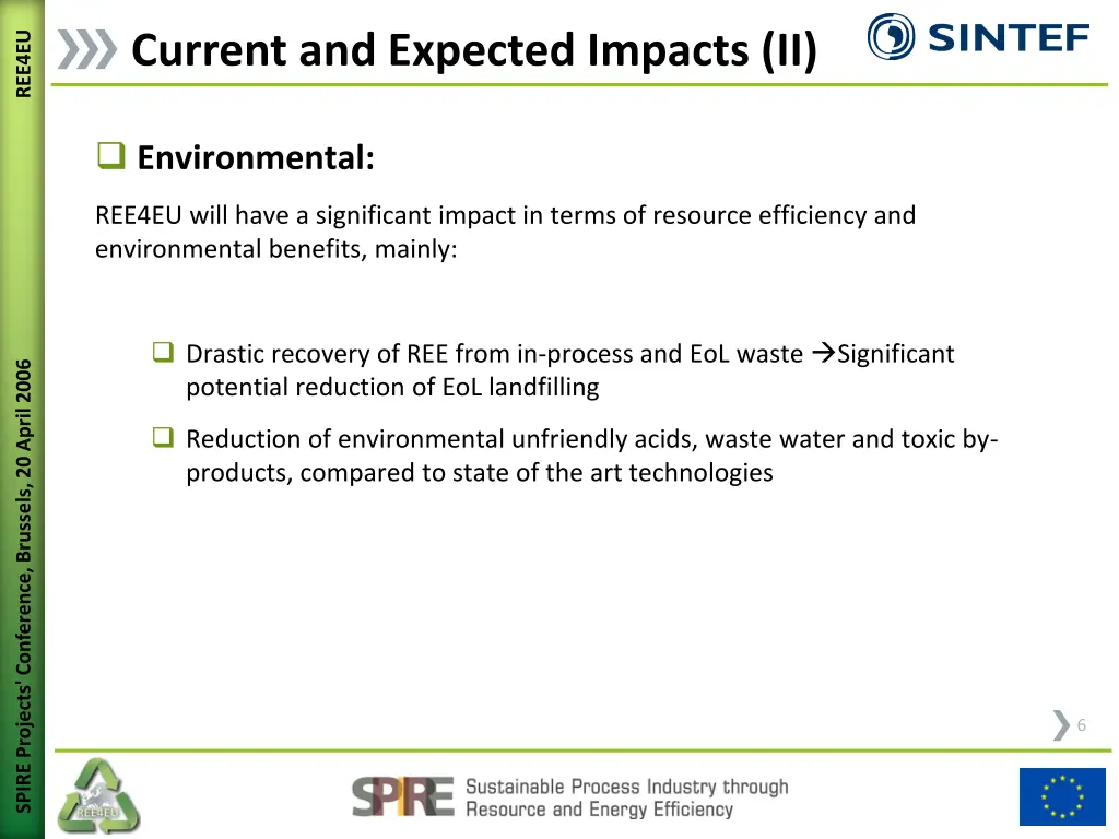 current and expected impacts ii