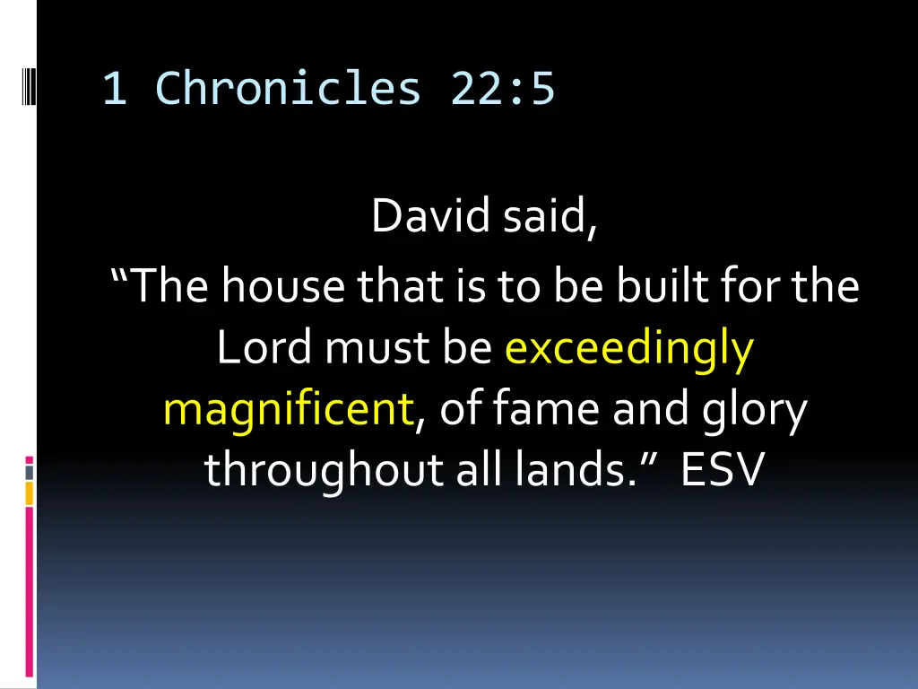 1 chronicles 22 5