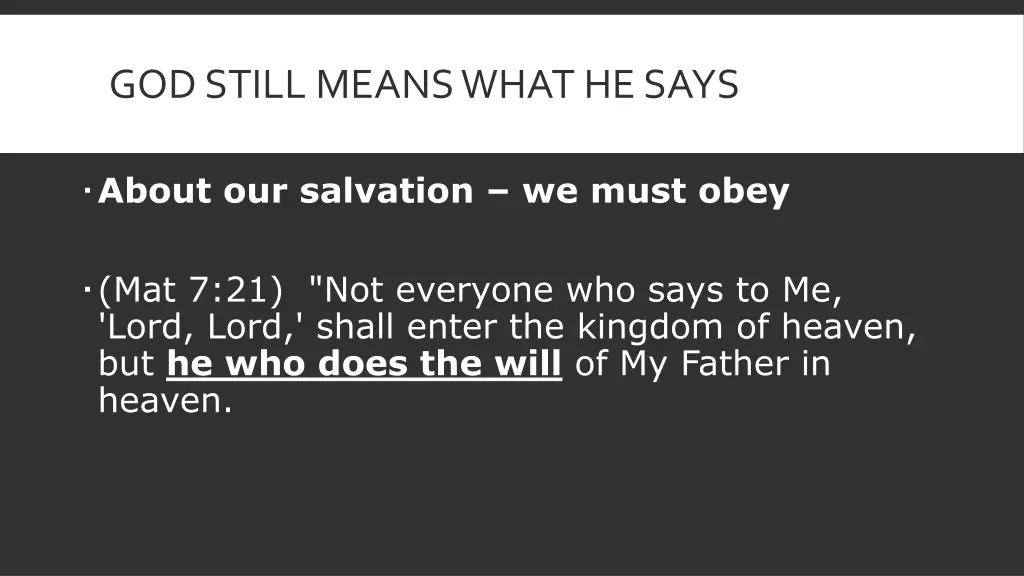 god still means what he says 2