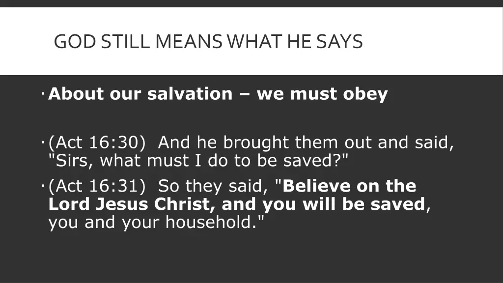 god still means what he says 3