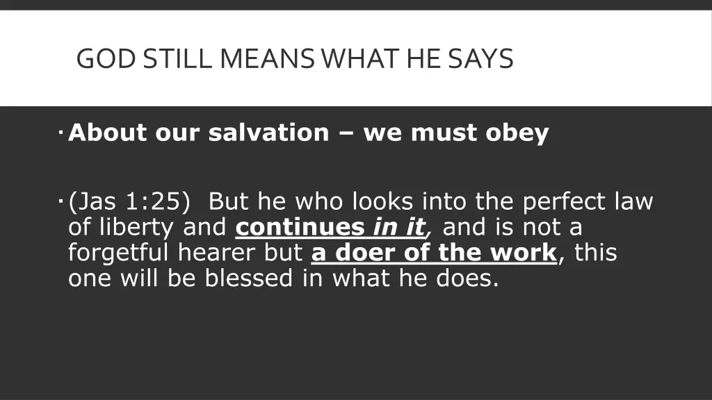 god still means what he says 4