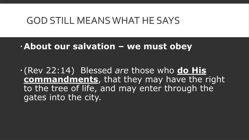god still means what he says 5