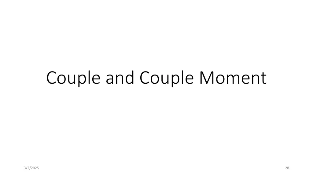 couple and couple moment