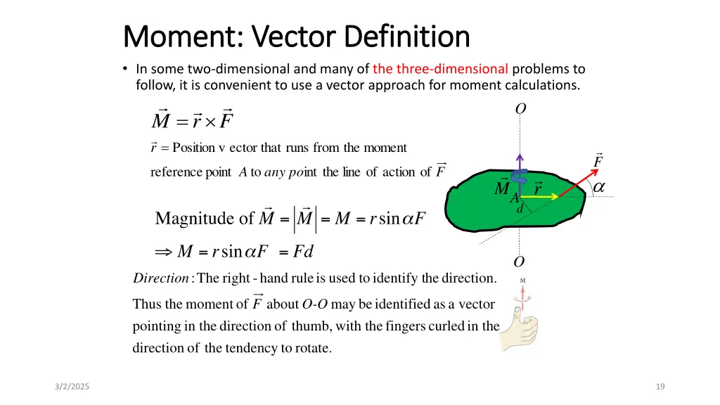 moment vector definition moment vector definition