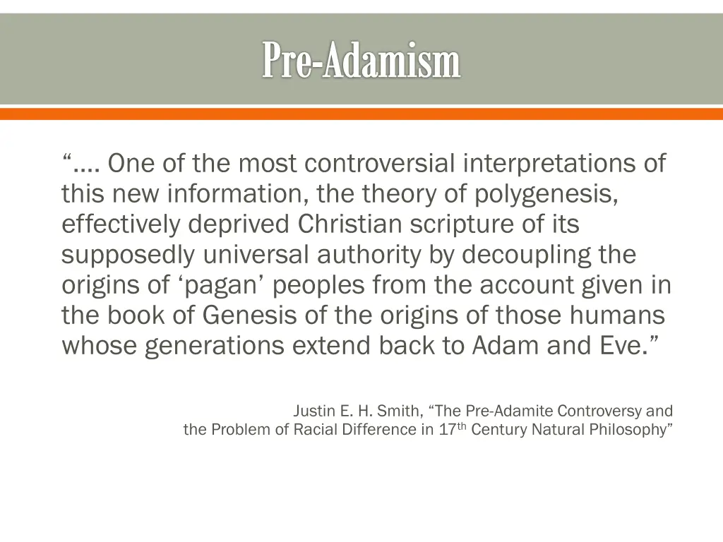pre adamism 1