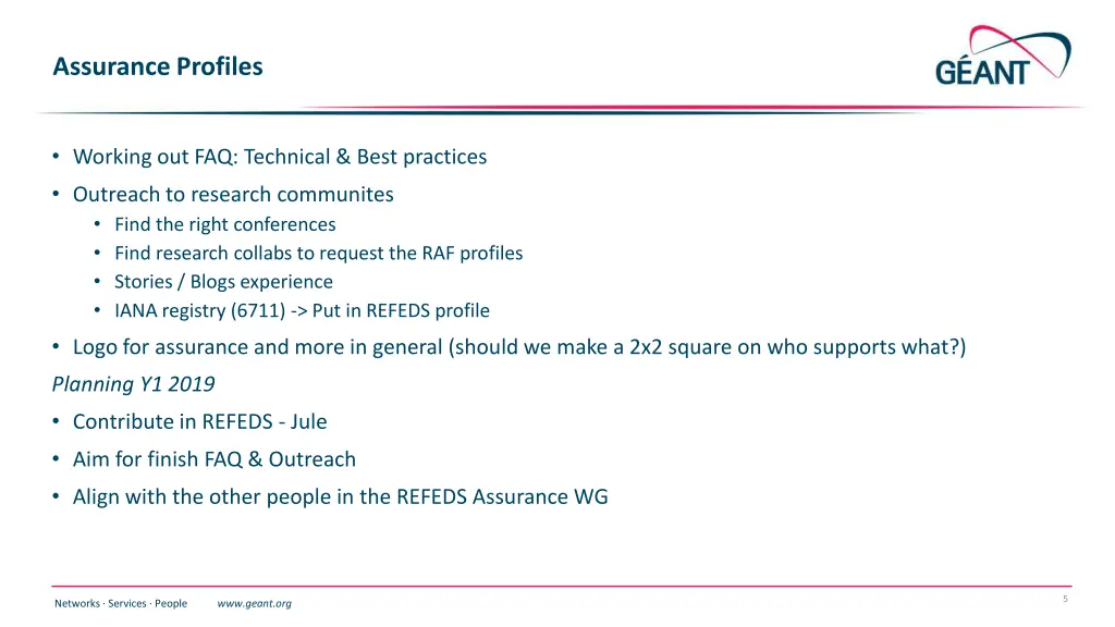 assurance profiles