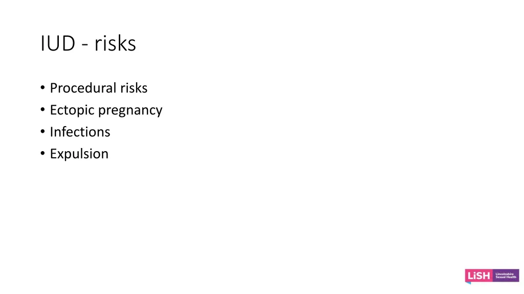 iud risks