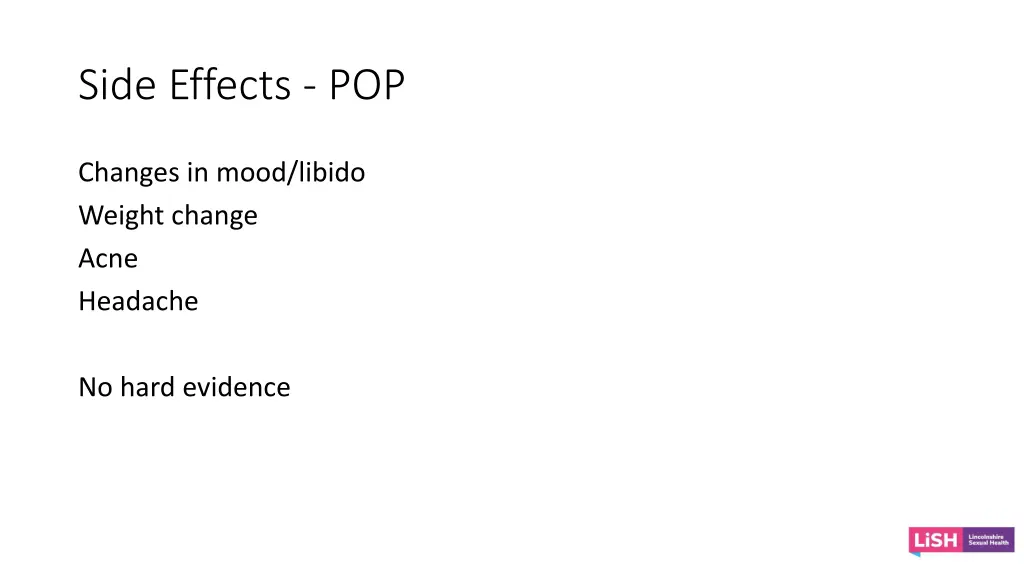 side effects pop