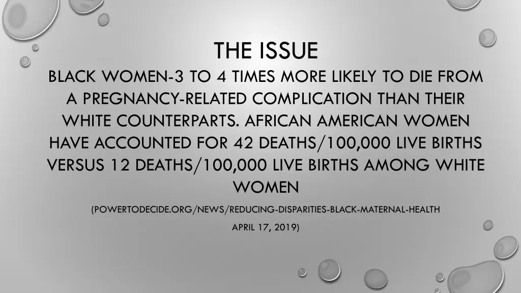 the issue