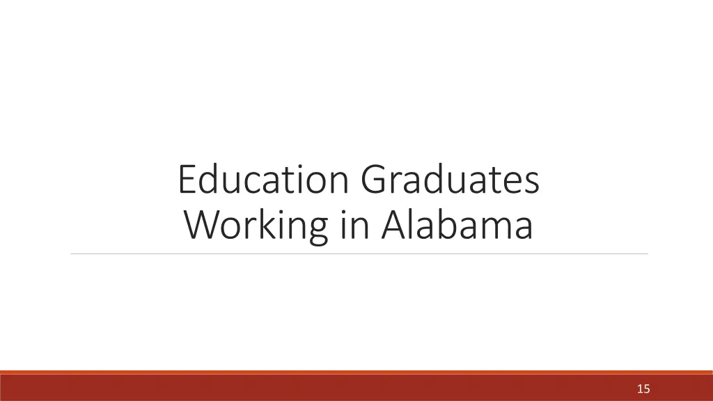 education graduates working in alabama