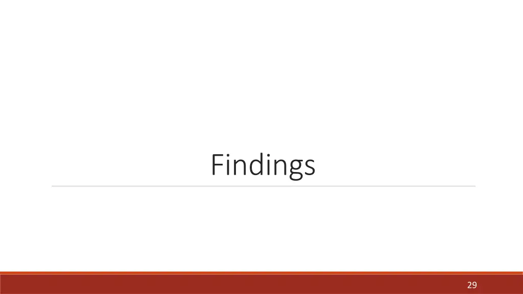 findings