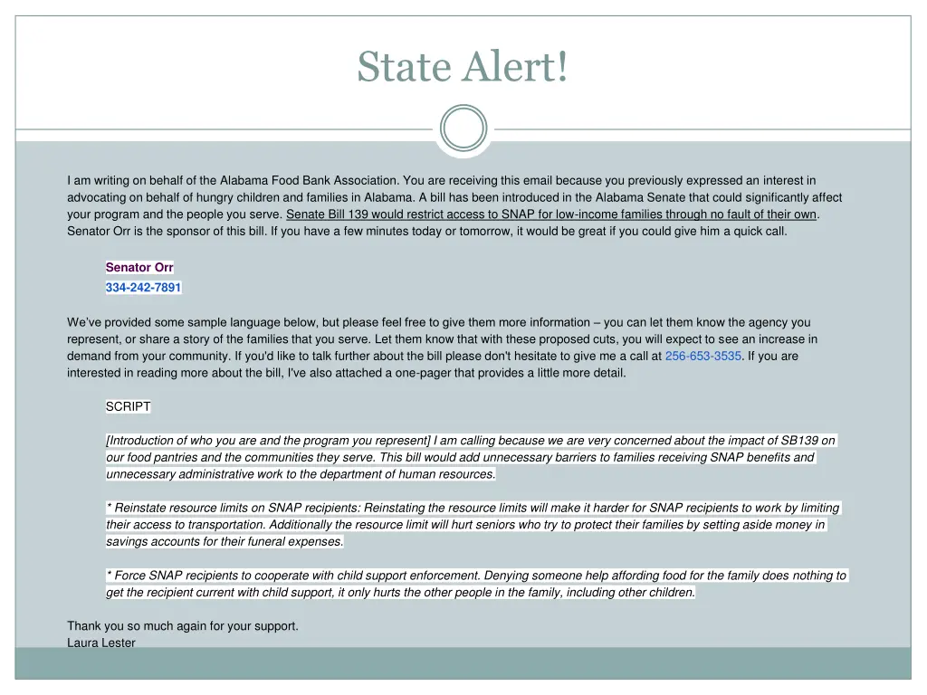 state alert