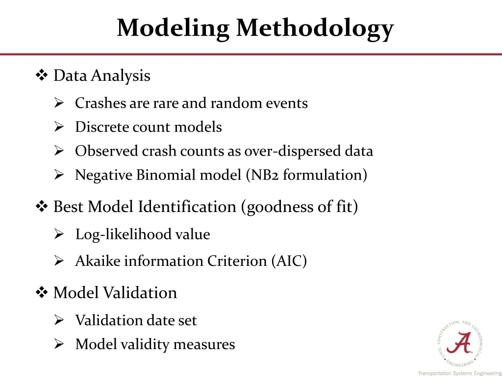modeling methodology