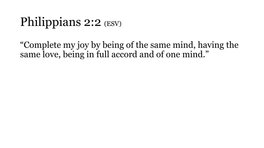 philippians 2 2 esv