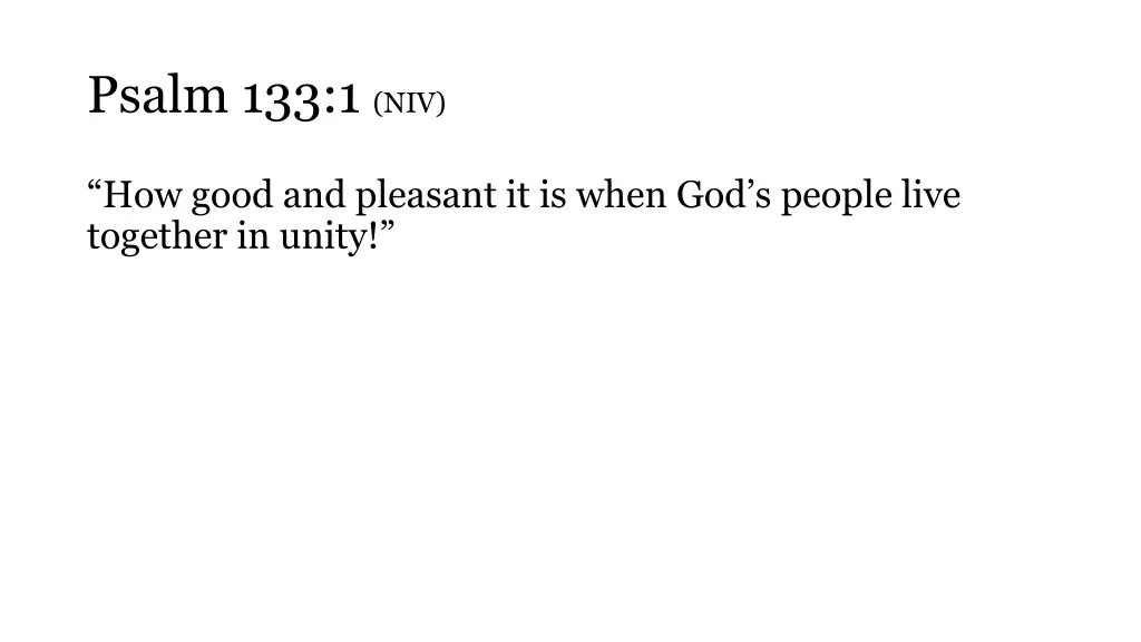psalm 133 1 niv