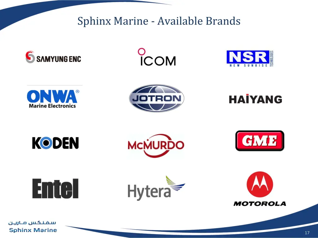 sphinx marine available brands